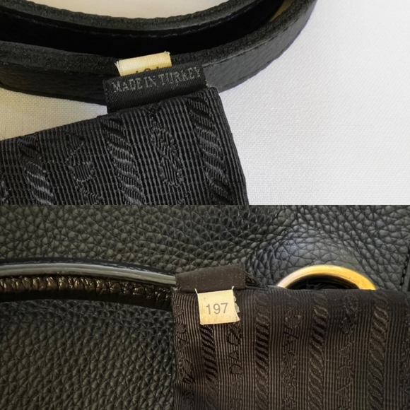 D21❤️Prada Convertible Open Tote Vitello Daino - Picture 12 of 13